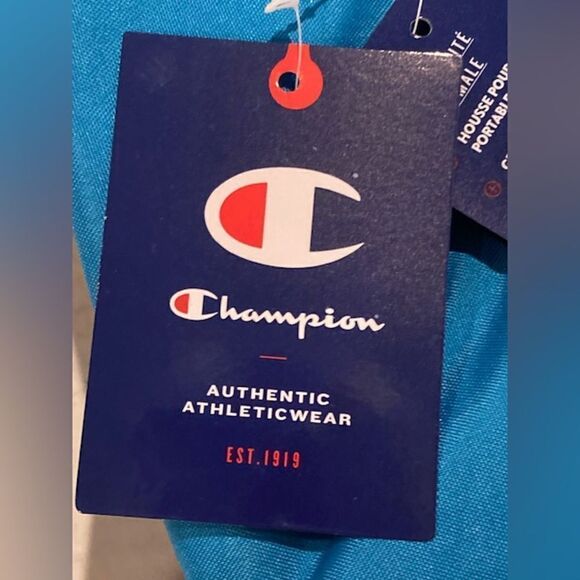 NWT Youthquake Champions Unisex Turquoise / Navy Backpack w/ Adjustable Straps - Picture 4 of 12